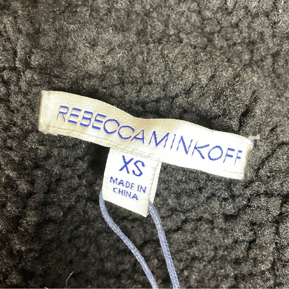 Rebecca Minkoff Corinna Jacket With Faux Trim in Black - Picture 9 of 13